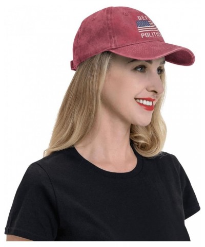 Defund Politicians Cowboy Baseball Cap Trucker Hat Red $20.53 Cowboy Hats