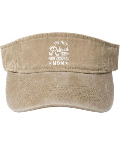 Im Not Retired Im A Professional Mom Sun Hat Sun Visor Hats for Women Men Baseball Cap Golf Hats Natural $14.20 Visors