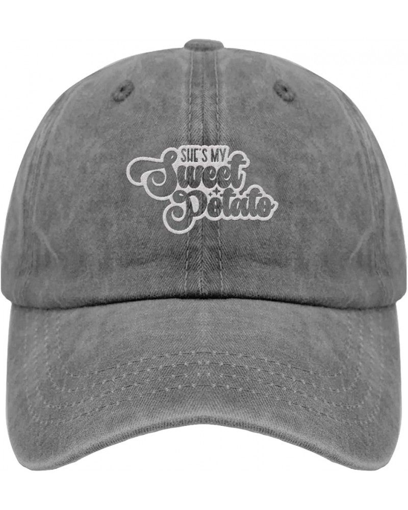 She's My Sweet Potato Golf Hat Vintage Baseball Hat Gifts for Grandpa Who Like Embroidered, Baseball Hats Suitable for Pigmen...