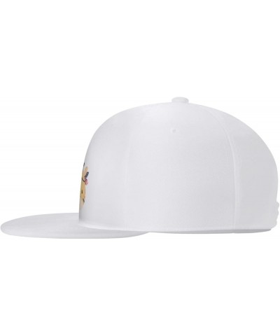 Cute Tribal Giraffe Head Snapback Hats for Men Baseball Cap Trucker Hat Flat Brim Hats White $10.96 Baseball Caps