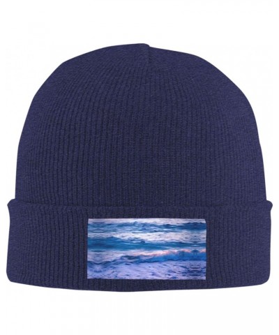 Beach Sunset Ocean Waves Fashionable Adult Knitted Cap,Casual Cap for Men and Women,for Outdoor Leisure Activities $11.37 Sku...