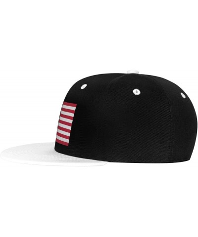 Flag of The United States (1891–1896) Snapback Hat for Men Women Baseball Cap Trucker Flat Bill Hats Dad Caps White $11.88 Ba...