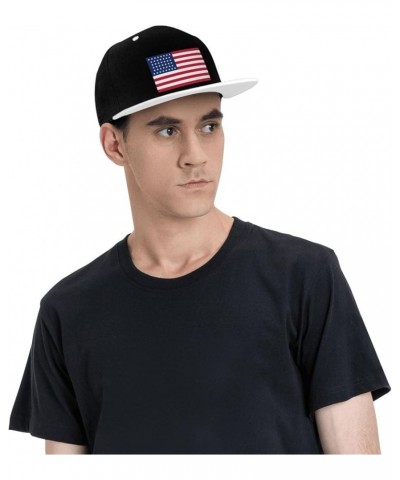 Flag of The United States (1891–1896) Snapback Hat for Men Women Baseball Cap Trucker Flat Bill Hats Dad Caps White $11.88 Ba...