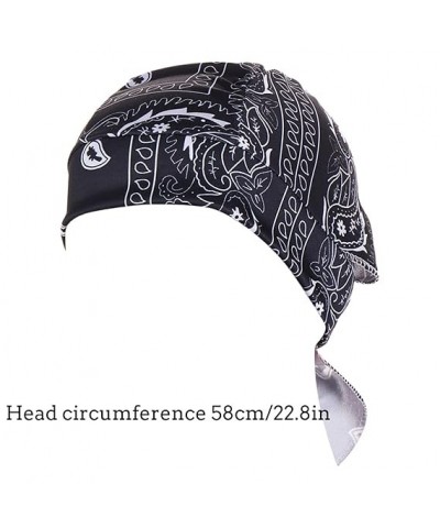 Men Hijab Hat Muslim Pullover Hat Multicolor Cashew Nut Print Hat Man Hair Band (Hot Pink, One Size) One Size Pink $7.74 Cold...