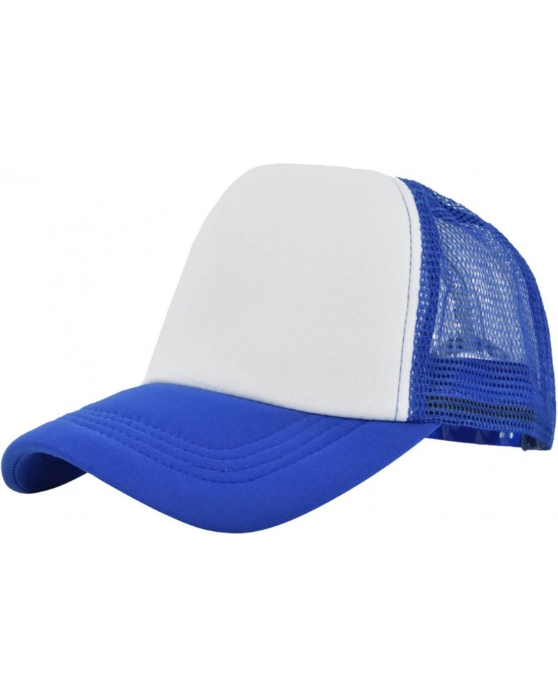 Mens and Womens Sponge Color Matching Simple Casual Peaked Cap Travel Holiday Sports Baseball Cap Women Sun Visor Light Blue ...