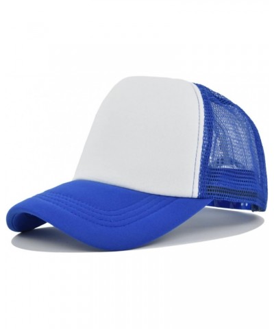 Mens and Womens Sponge Color Matching Simple Casual Peaked Cap Travel Holiday Sports Baseball Cap Women Sun Visor Light Blue ...