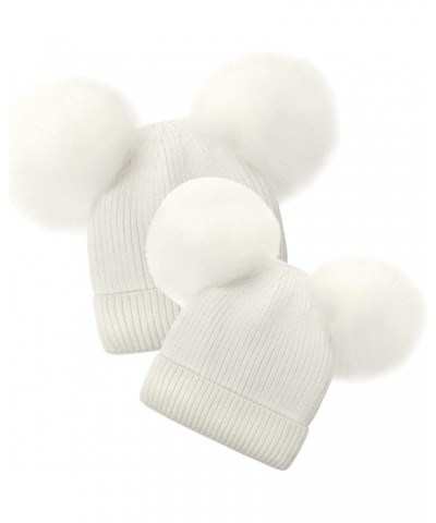 Warm Hat Hairball Eaves Womens Ear Winter Woolen Knitted No Hat Baseball Caps Hat Organizer for Baseball Caps White-a $14.96 ...