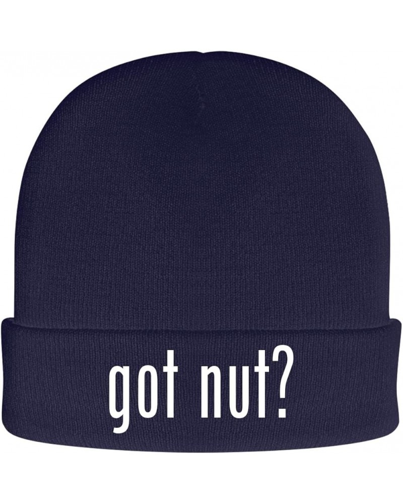 got nut? - Soft Adult Beanie Cap Navy $18.80 Skullies & Beanies