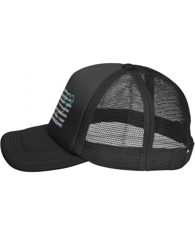 Hope for A Cure Infertility Awareness Baseball Cap Adjustable Casual Mesh Hats Duck Tongue Hat for Men Women84 Black $9.44 Ba...