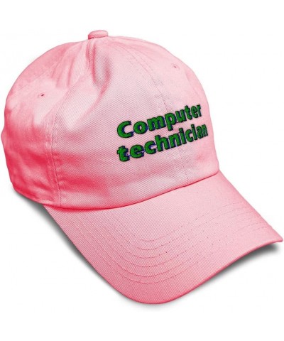 Soft Baseball Cap Computer Technician Technology Twill Cotton Tech Dad Hat for Men & Women Coral Design Only $12.76 Baseball ...