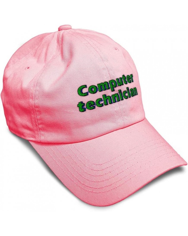 Soft Baseball Cap Computer Technician Technology Twill Cotton Tech Dad Hat for Men & Women Coral Design Only $12.76 Baseball ...