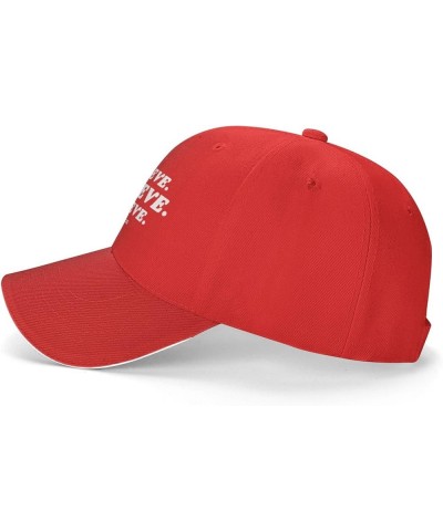 I Believe John 3-16 Hat Black Dad Hats Men Women Adjustable Funny Sandwich Baseball Cap Red $8.33 Baseball Caps