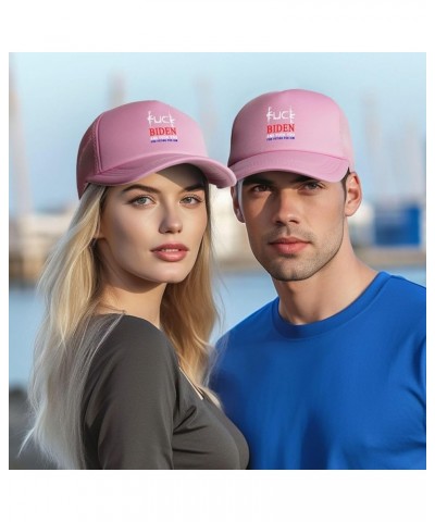 F-Uck Joe Biden and Fuck You for Voting for Him Trucker Hat Unisex Mesh Baseball Cap Adjustable Dad Hat Pink $11.98 Baseball ...