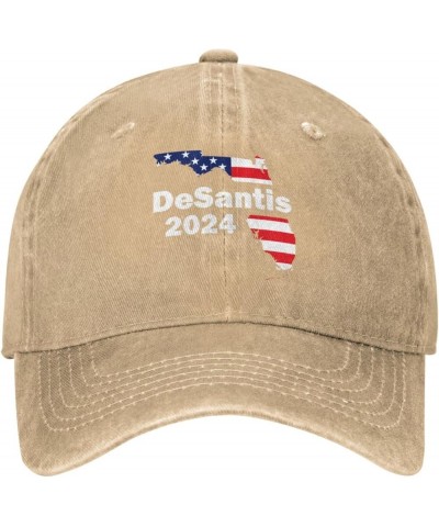 Ron Desantis 2024 President Campain Cowboy Hat Men Baseball Cap Hats for Women Dad Hat Adjustable Trucker Hat Natural $10.55 ...