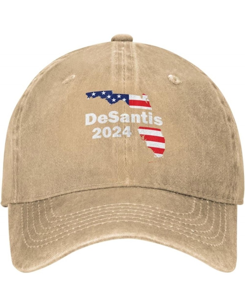 Ron Desantis 2024 President Campain Cowboy Hat Men Baseball Cap Hats for Women Dad Hat Adjustable Trucker Hat Natural $10.55 ...