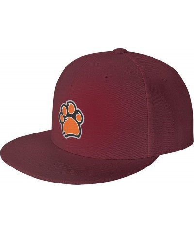 Rochester Institute of Technology Logo Baseball Fashion for Men Trucker Sun Visor Cap Dark Red $14.15 Baseball Caps