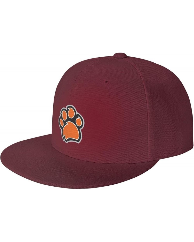 Rochester Institute of Technology Logo Baseball Fashion for Men Trucker Sun Visor Cap Dark Red $14.15 Baseball Caps