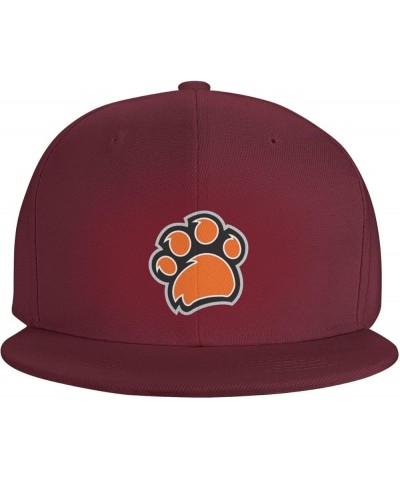 Rochester Institute of Technology Logo Baseball Fashion for Men Trucker Sun Visor Cap Dark Red $14.15 Baseball Caps