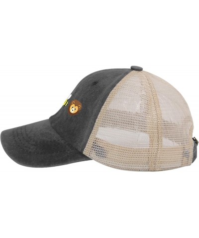 Hose Bee Lion Hat for Womens Baseball Caps Soft Washed Workout Hat Breathable Allblack $12.99 Baseball Caps