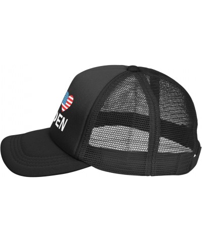 I Love President Joe Biden Harris 2024 Baseball Cap Adjustable Casual Mesh Hats Duck Tongue Hat for Men Women92 Black $12.30 ...