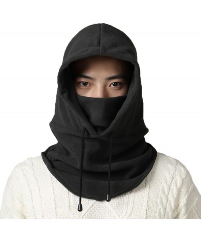 Windproof Balaclava Full Face Mask Unisex Motorbike Cycling Ski Mask Hood Neck Warmer for Men Women Style a - Black $8.53 Bal...