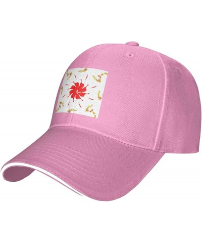 Design Name Pattern Casual Fashion Baseball Cap Black : Comfortable, Light Pink $14.08 Baseball Caps