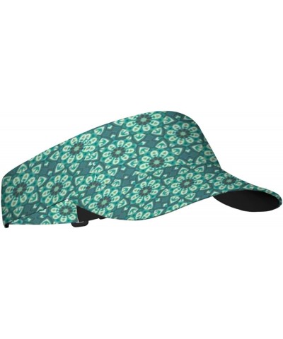 2024 Sports Sun Visor Hats,Twill Adjustable Caps for Men Women Green_14 $18.80 Sun Hats