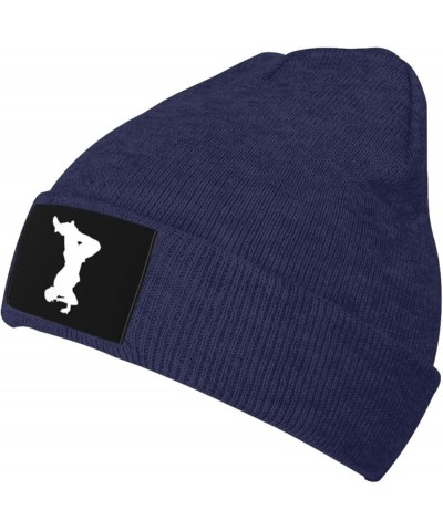 Hip Hop Breakdance Knit Beanie Men Women Winter Warm Knit Beanie Black Navy Blue $14.59 Skullies & Beanies