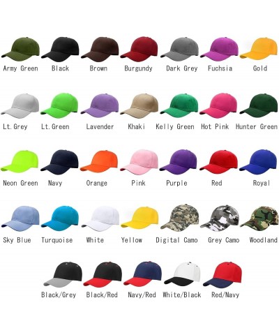 2pcs Baseball Cap for Men Women Adjustable Size for Outdoor Activities Orange/Orange $9.71 Baseball Caps