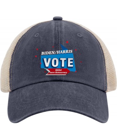 2024 Save Our Democracy Biden Sun Hat America Hat Black Hat Women Gifts for Grandpa Hiking Hats Purplish Blue04 $10.79 Sun Hats