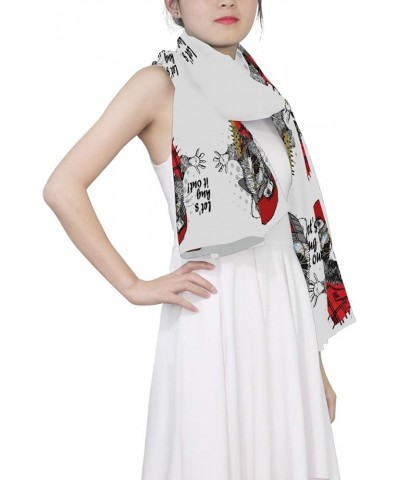 Women Long Silk Scarf, Satin Shawl Chiffon Large Stole Headscarf Sunscreen Wrap Multi 2 $14.29 Scarves