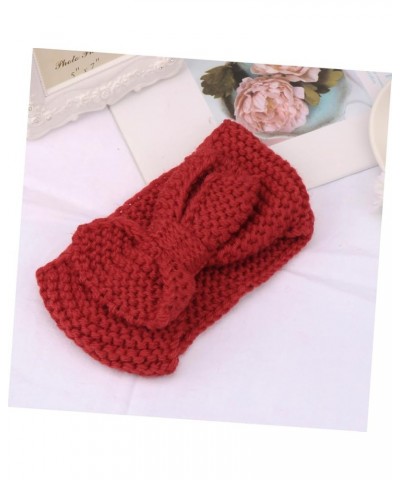 2pcs Woolen Yarn Headband Women Headdress Bowknot Headband Hair Band Fashion Headwear Warm Hair Hoops/1415 1 Count (Pack of 1...