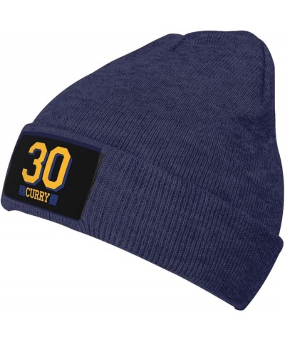 Basketball Player Knit Beanie for Women Men, Winter Skull Hats for Women Men, Soft Warm Unisex Cuffed Beanie Cap Navy Blue $1...