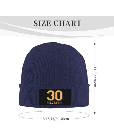 Basketball Player Knit Beanie for Women Men, Winter Skull Hats for Women Men, Soft Warm Unisex Cuffed Beanie Cap Navy Blue $1...