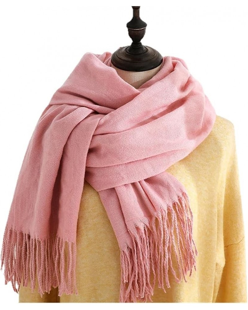 Scarf Gift Scarf Autumn Winter Scarf for Women Warm Imitation Cashmere Shawl Fall Warm Scarf Shawl (Color : Q, Size : 70 * 18...