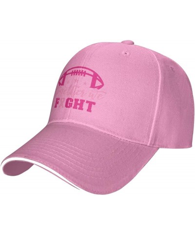 Tackle Breast Cancer Awareness Baseball Cap Womens Man Cowboy Hat Washable Adjustable Beach Hat Pink $11.94 Baseball Caps