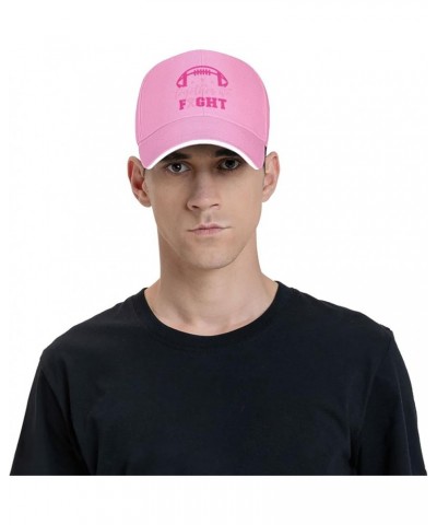 Tackle Breast Cancer Awareness Baseball Cap Womens Man Cowboy Hat Washable Adjustable Beach Hat Pink $11.94 Baseball Caps