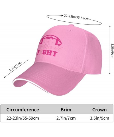 Tackle Breast Cancer Awareness Baseball Cap Womens Man Cowboy Hat Washable Adjustable Beach Hat Pink $11.94 Baseball Caps