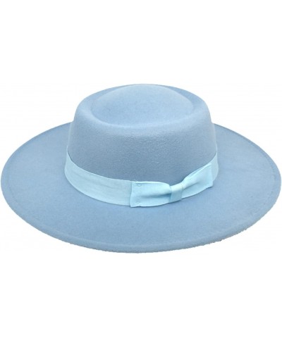 Fedora Hat Bowler Hats Women's Wide-Brimmed Bow Fedora Hats Ladies Elegant Bump Top Jazz Hats Solid Color Panama Hats $17.63 ...