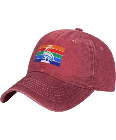 Flag of St. Petersburg, Florida Dad Hat Vintage Baseball Cap for Men Women Hats Gifts Trucker Caps Red $11.38 Baseball Caps