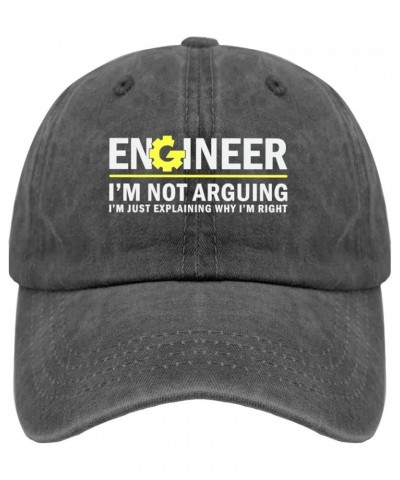 I'm A Dad and Engineer Hats Trucker Cap Pigment Black Mens Trucker Hats Gifts for Son Cycling Cap Pigment Black $8.60 Sun Hats