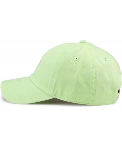 Pickleball Adjustable Baseball Hat (PBALL-Parent) Neon Slouch (Neon Green) $21.01 Baseball Caps