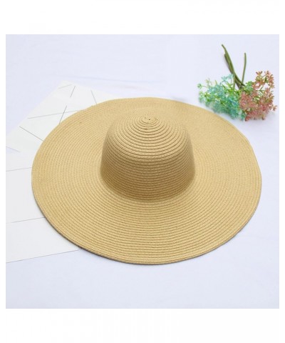 Summer Hats for Women Wide Bongrace Women Straw Beach Hat Little Girl Sun Cap Foldable Ladies Hats A Beach $12.94 Sun Hats