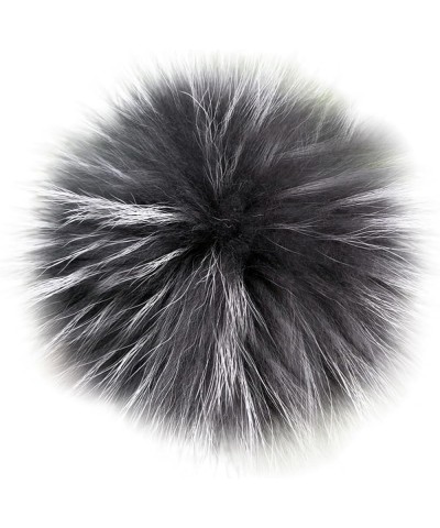 5.91 inch Artificial Fur Pompom, Faux Raccoon Fur Pompoms with Button for Beanies DIY Fur Accessories 20 $11.26 Skullies & Be...