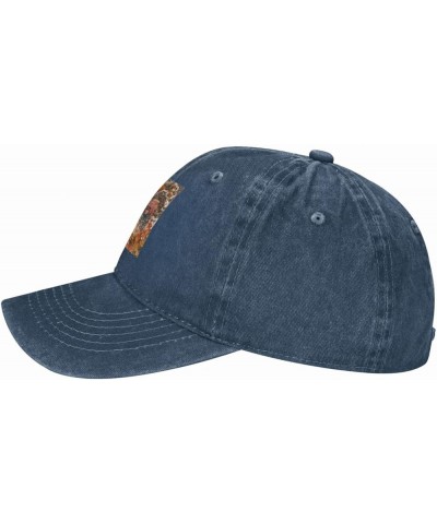 Cowboy Hat Baseball Cap Vintage Washed Unisex Adjustable Hat Black Navy Blue $9.89 Cowboy Hats