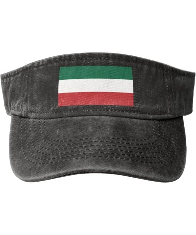 Flag of Lithuania Minor Sun Visor Hats for Women Men Sun Hat Cotton Golf Hat Vintage Baseball Cap Black $13.55 Sun Hats