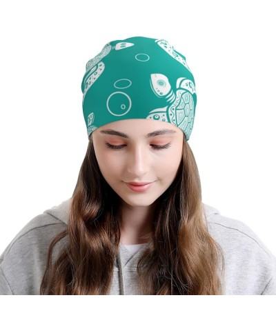 Sea Turtles Knitted Hat Women Beanie Winter Warm Beanies Men Casual Skullies Outdoor Sea Turtles14 $10.43 Skullies & Beanies