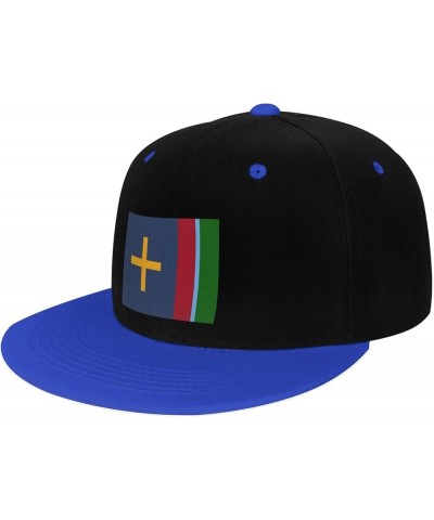 Flag of Nibley, Utah Snapback Hat for Men Women Baseball Cap Trucker Flat Bill Hats Dad Caps Blue $12.36 Baseball Caps