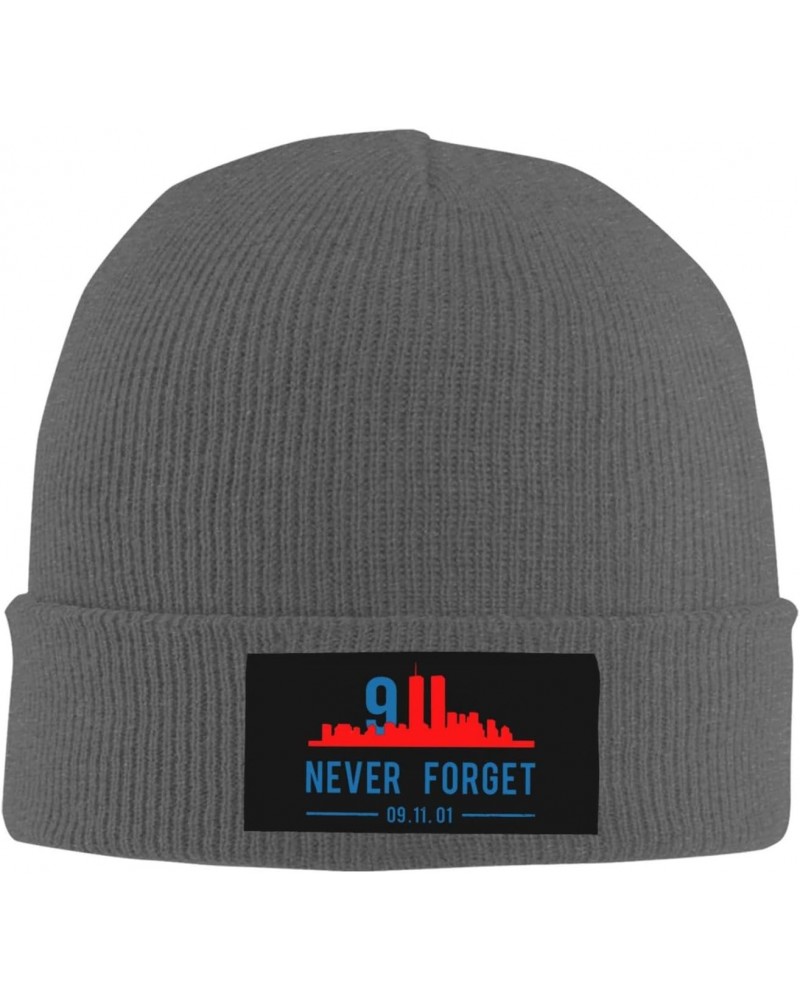 911 September 11th We Will Never Forget Cozy Knitted Beanie Hat - Stylish Winter Headwear Acrylic Ideal for All Ages Deep Hea...