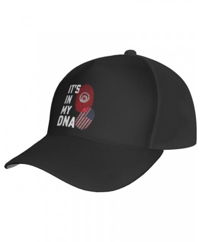 Tunisia It's in My DNA Baseball Cap for Men Women Adjustable Dad Hat Outdoor Casual Trucker Caps Sun Hats Black $15.75 Baseba...